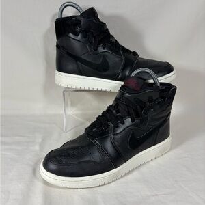 Nike Air Jordan 1 Rebel XX Women’s Black Sail Hi Top Leather Sneakers Size 8